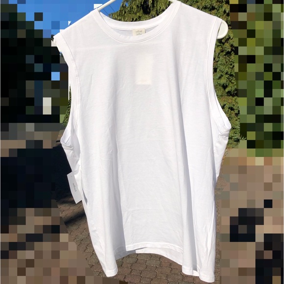Aritzia Wilfred white muscle tank - Picture 3 of 4